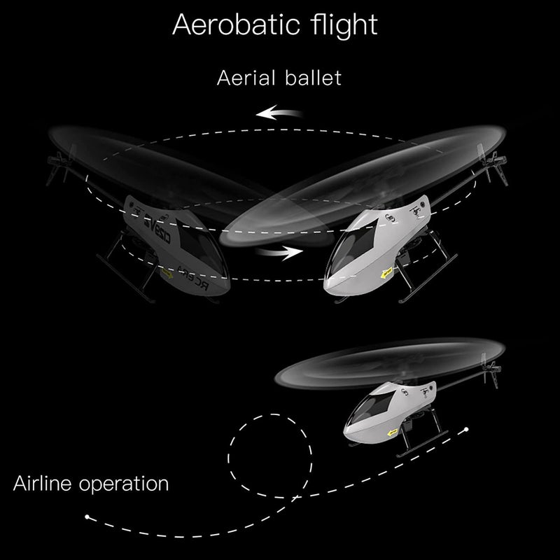 GoolRC C129 V2 RC Helicopter, 4 Channel Remote Control Helicopter with 6-Axis Gyro, 2.4Ghz RC Aircraft with 3D Flips, Altitude Hold, One Key Take Off/Landing for Adults and Beginners - Image 3