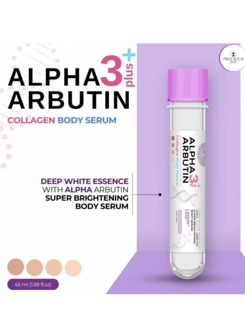 بريشيس سكين سيروم ألفا أربوتين الجسم المعزز الأبيض بالكولاجين - Image 4