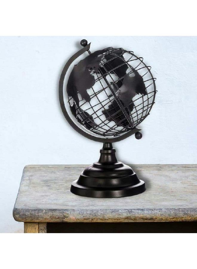 لوفت نينو، ،الكرة الارضية،ديكور، L20XP18XH29.5MS، أسود، معدني-158028 - Image 3