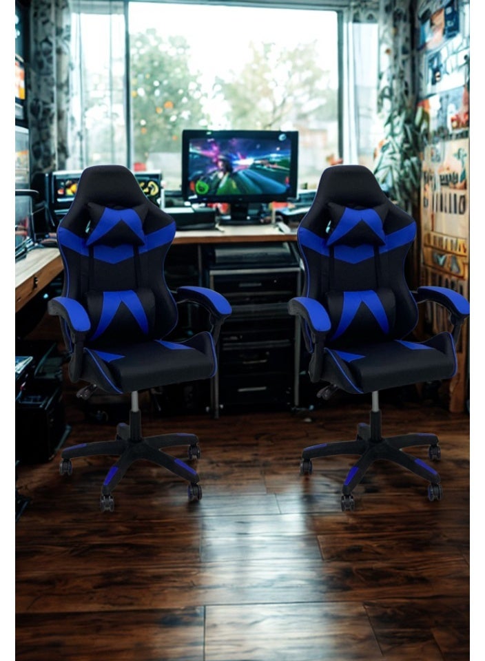 SMART HOME High Back Gaming Chair, Premium Computer Chair with Ergonomic Design, Adjustable Swivel, Headrest and Lumbar Support, Perfect for Office, Computer and Gaming  - Image 3