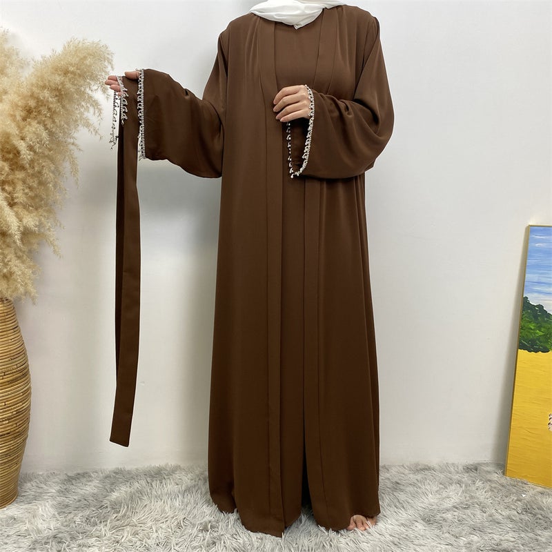 Monica Fashion Elegant Sleeveless Dress & Cardigan Set for Spring - Image 1
