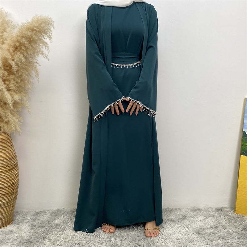 Monica Fashion Elegant Sleeveless Dress & Cardigan Set for Spring - Image 3