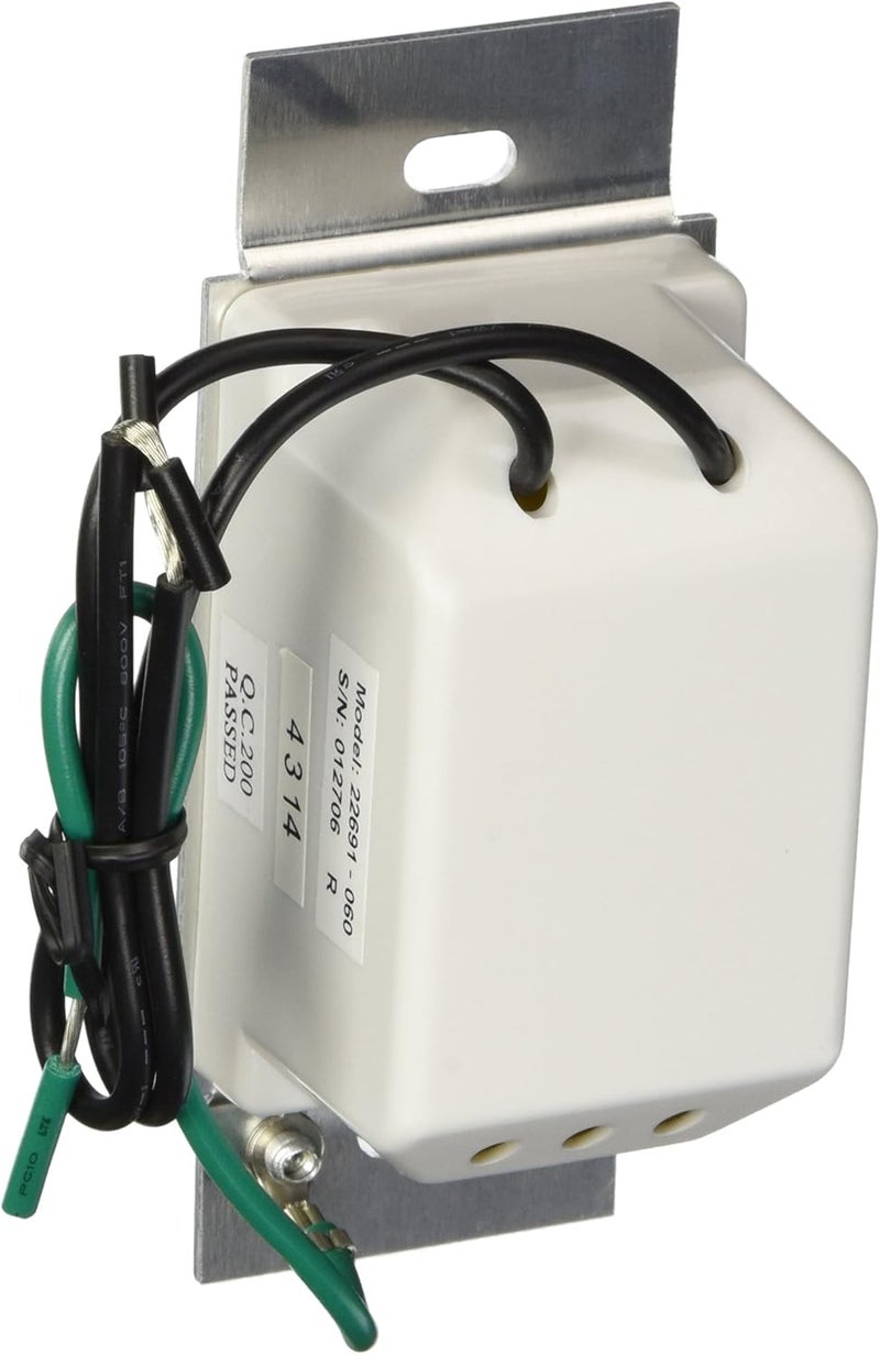 HUNTER Original Ceiling Fan Wall Control - 3 Speed Stepped Fan Switch, Compatible with Original Fans, Indoor Fan Wall Control - 22691, White - Image 2