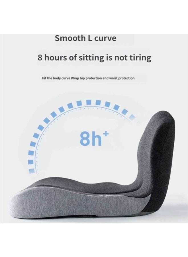 Seat Cushion,for Office Lumbar Support Pillow,Breathable Seat Cushion,Chair Memory Foam Coccyx Seat Cushion,for Sciatica Back Support Pillow Chair Pads,Reduce Tailbone Pressure - Image 4
