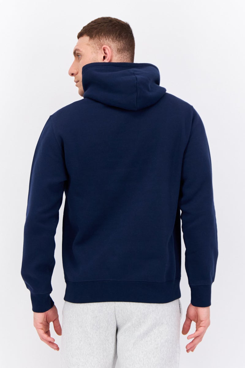 Champion Men Sportswear Fit Long Sleeves Outdoor Sweatshirt, Navy - Image 3