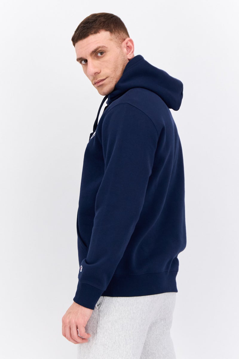 Champion Men Sportswear Fit Long Sleeves Outdoor Sweatshirt, Navy - Image 2