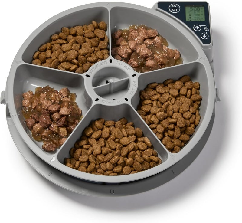 Cat Mate C500 Automatic Pet Feeder with Digital Timer for Cats and Small Dogs White, 13.4 x 11.4 x 2.8 - Image 4