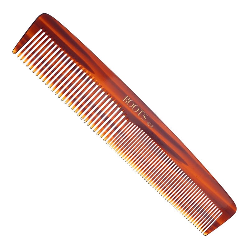 ROOTS Classic Comb | Dual Teeth For Styling & Detangling | Rounded Teeth prevent Hair damage | For Women with Straight, Long, silky, Wavy Hair | Wet & Dry use | Length - 8.9 Inch | Model No - 42A - Image 5