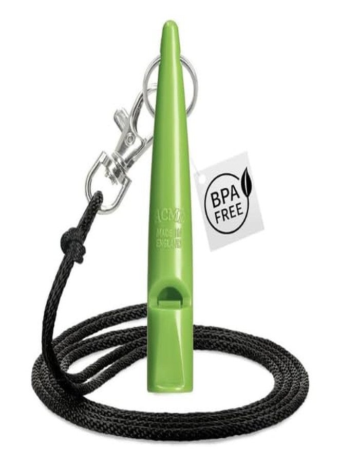 ACME 210.5 Professional Dog Training Whistle with Lanyard. BPA-Free Plastic. 90 dBA. Standardized 5700Hz Frequency for Smaller Dogs. Weatherproof. Made in The UK (Lime Green/Black) - Image 2