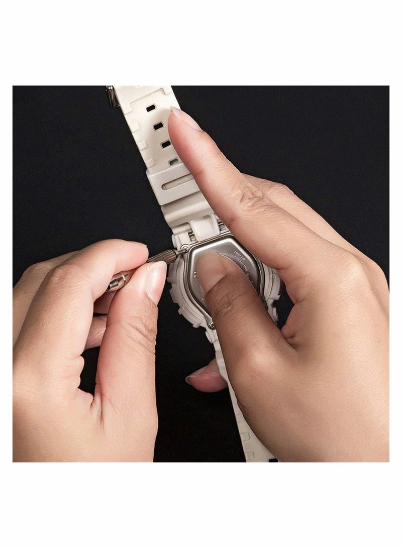 SYOSI Sunglasses Eyeglasses Repair Kit, 1100 Pcs Tiny Stainless Steel Screws and 5 Pairs Nose Pads with Micro Screwdriver Tweezer for Watch Clock Spectacle Eyewear Repair  - Image 4
