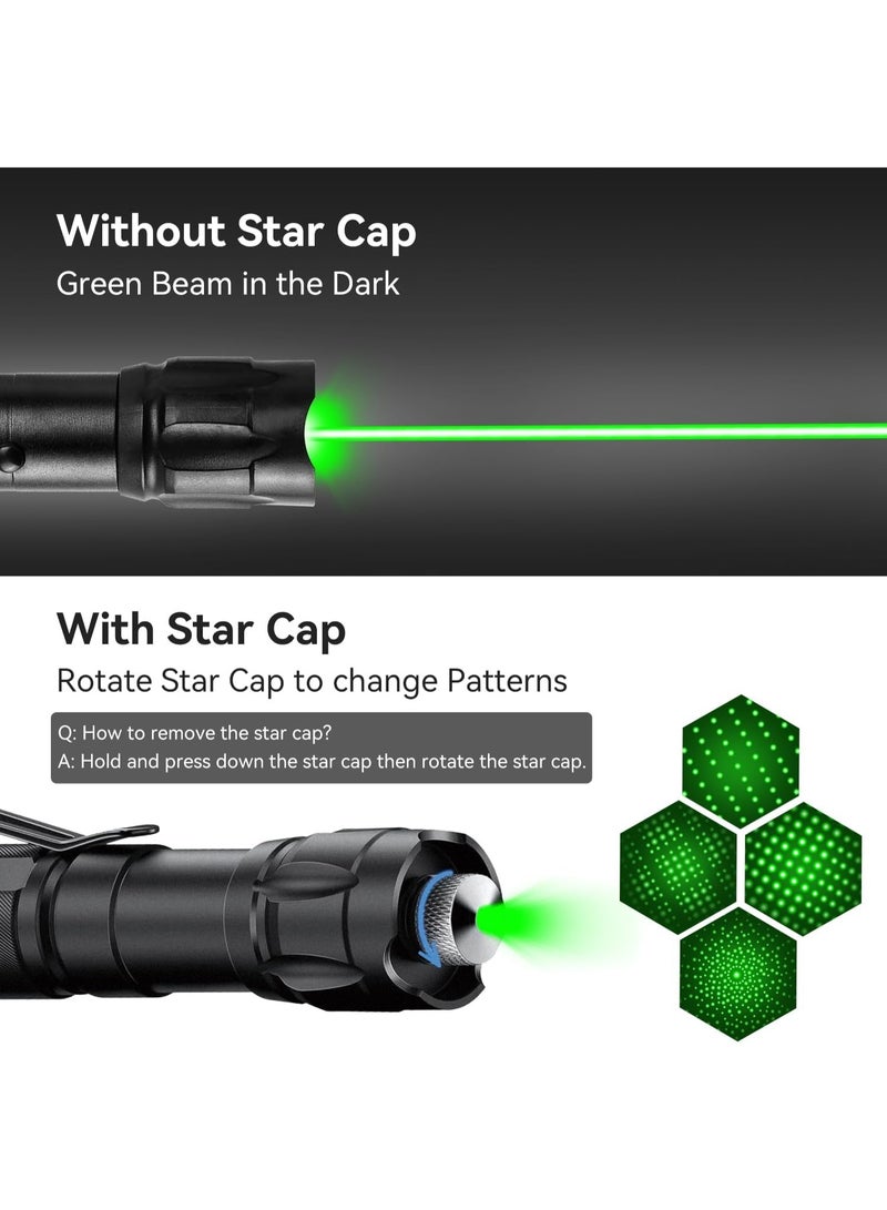 ORIONMAX Rechargeable Long Range Tactical Laser Pointer Flashlight Combo, High Power Outdoor Laser Light for Camping, Hiking, Emergency, Hunting, Survival, Indoor Use, Durable Portable Beam Light, Premium Gift Set - Image 2