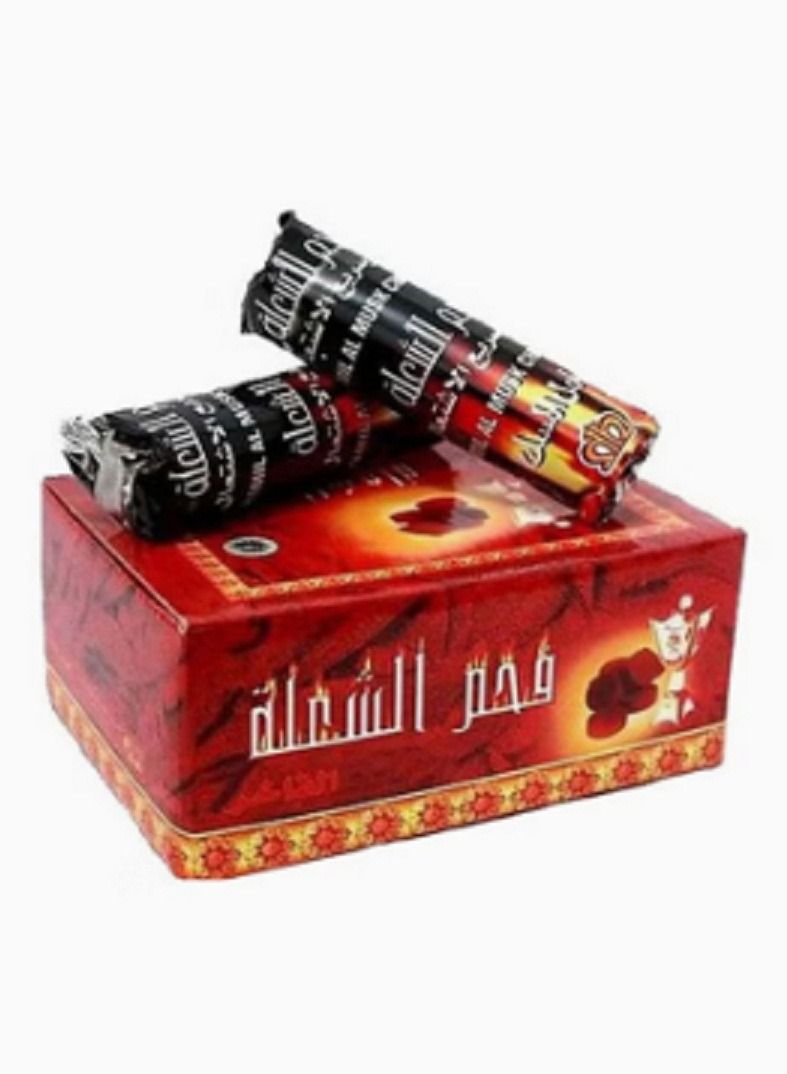 100-Piece Charcoal Bakhoor Coal Black - Image 1