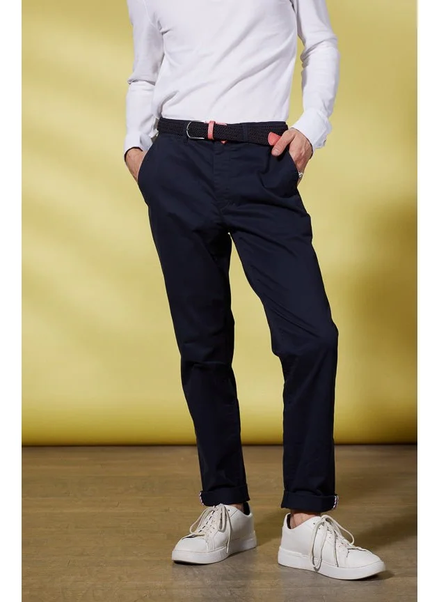 Vicomte A. Lorenzo Dark Navy Chino Trousers