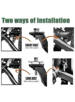 Generic Kickstand for Kids Bike, Bicycle Kickstands Center Mount for 16 18 20 Inch Bicycles Adjustable Aluminum Alloy Kickstands for 16-18-20 inch Mountain Bike  - Image 3