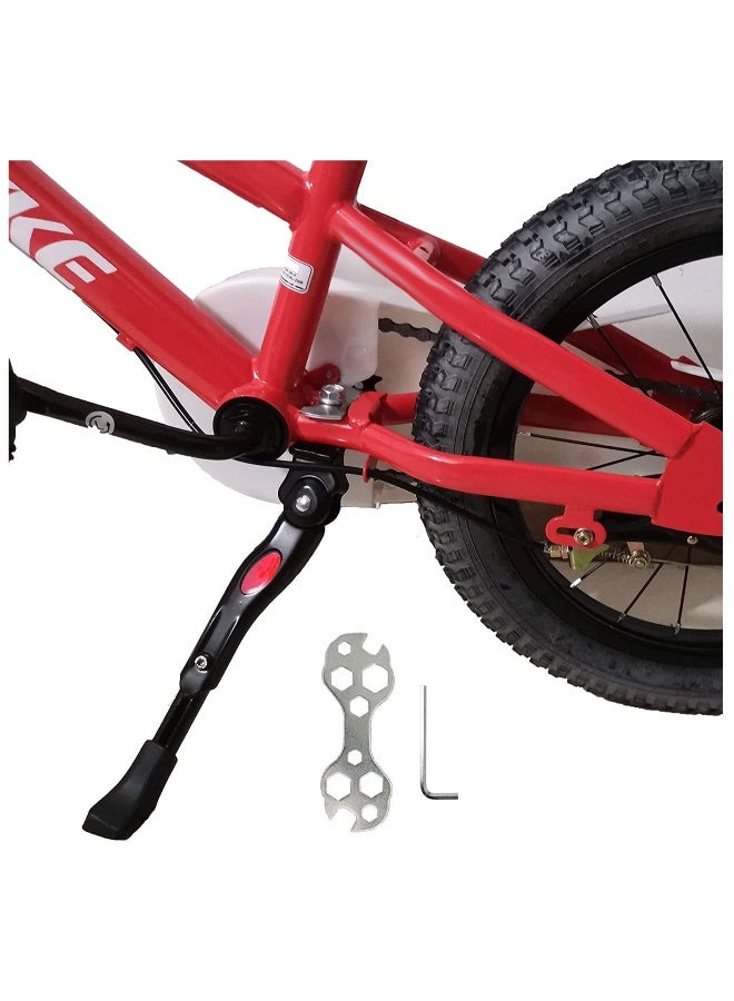 Kickstand for Kids Bike, Bicycle Kickstands Center Mount for 16 18 20 Inch Bicycles Adjustable Aluminum Alloy Kickstands for 16-18-20 inch Mountain Bike - Image 1