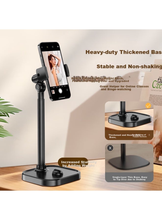 Bzbc Mobile Phone Stand Desktop Live Broadcast Overhead Shooting Special Adjustable Lifting And Stretching Shooting Support Stand Online Class Ipad Tablet Universal Lazy Man Video Watching Artifact Mu - Image 4