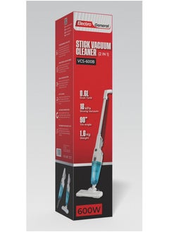 Electro General 2-in-1 Stick & Handheld Light Weight Vacuum Cleaner with Efficient Filtration, Powerful Suction, Large Dust Capacity, Ideal for Homes, Offices, Car and Multi Surface Cleaner, 0.6 L 600 W - VCS-600B  - Image 4