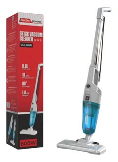 Electro General 2-in-1 Stick & Handheld Light Weight Vacuum Cleaner with Efficient Filtration, Powerful Suction, Large Dust Capacity, Ideal for Homes, Offices, Car and Multi Surface Cleaner, 0.6 L 600 W - VCS-600B  - Image 1