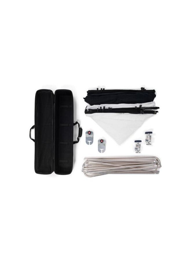 Manfrotto - Manfrotto Extra Large Pro Scrim All-in-One Kit (9.5 x 9.5')(2.9x2.9m) - Image 1