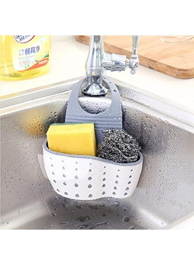 إي سي في في بالوعة العلبة حامل الإسفنج بالوعة المطبخ سلة التخزين حقيبة معلقة سلة منظم للصابون الإسفنج وفرش التنظيف بالوعة الملحقات متنوعة - Image 2