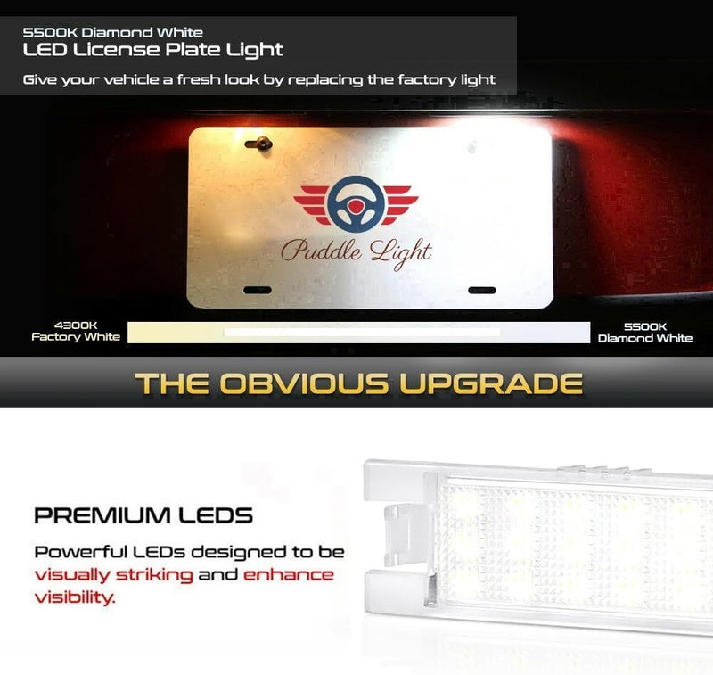 QASULER LED License Plate Light for Chevrolet Models - Image 4