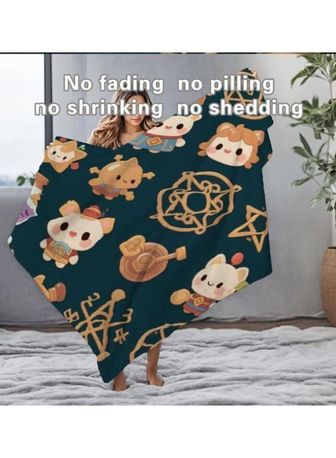 general Flannel thin blanket (warm and comfortable, suitable for sleep, gaming, dust removal and sandproof) 150cm*200cm - 301 - Image 1