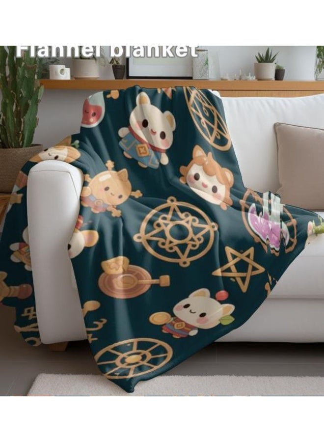 general Flannel thin blanket (warm and comfortable, suitable for sleep, gaming, dust removal and sandproof) 150cm*200cm - 301 - Image 4