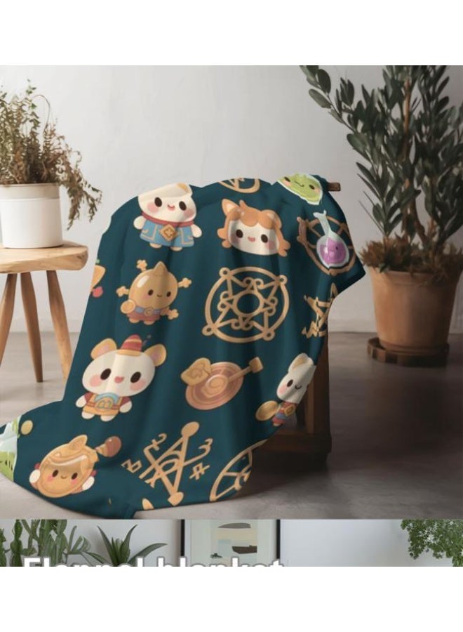 general Flannel thin blanket (warm and comfortable, suitable for sleep, gaming, dust removal and sandproof) 150cm*200cm - 301 - Image 3