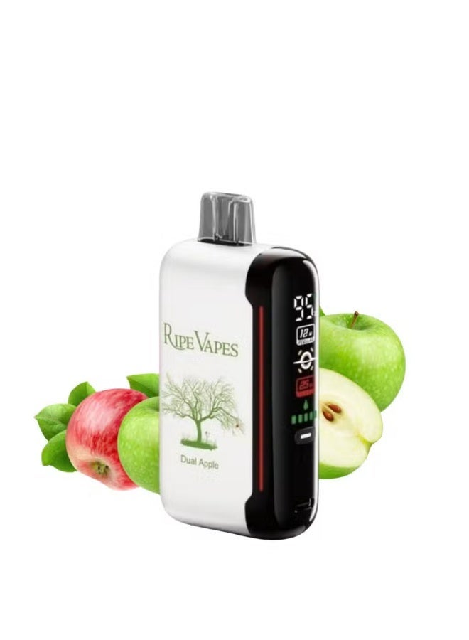 RIPE VAPES Dual Apple 20K Puffs 20mg Disposable Pods Vape - Image 1