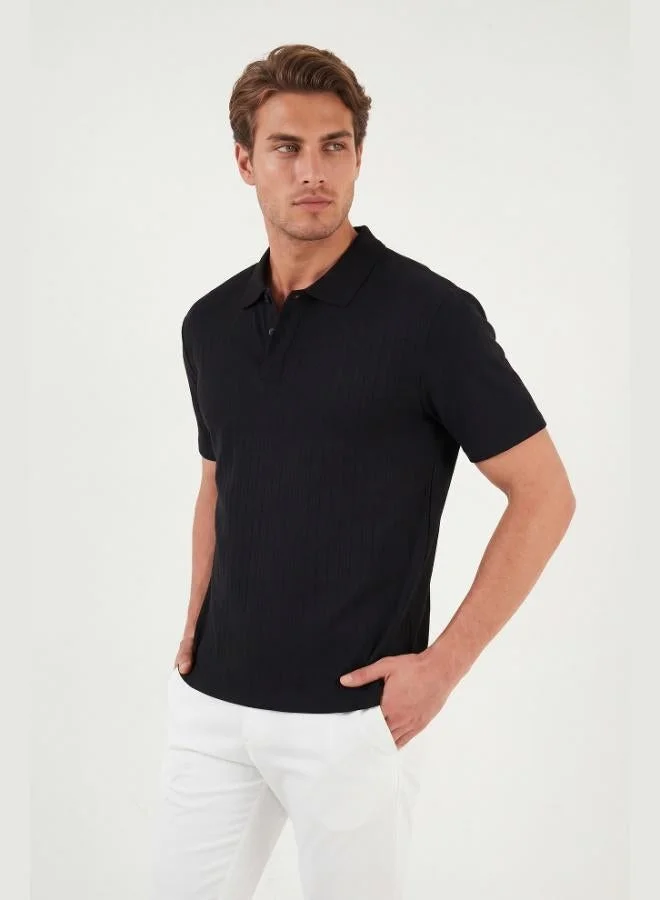 Buratti  Buratti Cotton Short Sleeve Buttoned Polo T-Shirt Men's POLO T-SHIRT 5904051 for Men | Best Price UAE