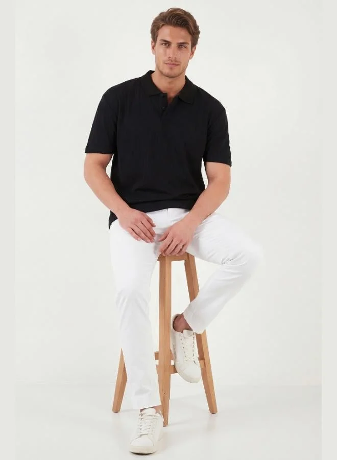 Buratti  Buratti Cotton Short Sleeve Buttoned Polo T-Shirt Men's POLO T-SHIRT 5904051 for Men | Best Price UAE