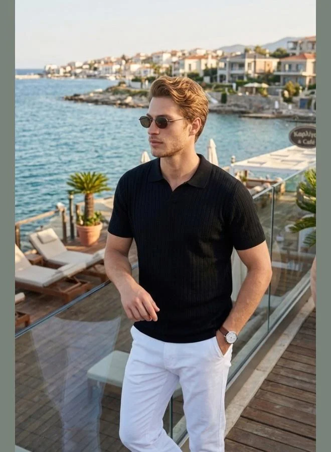 بوراتي Buratti Cotton Short Sleeve Buttoned Polo T-Shirt Men's POLO T-SHIRT 5904051