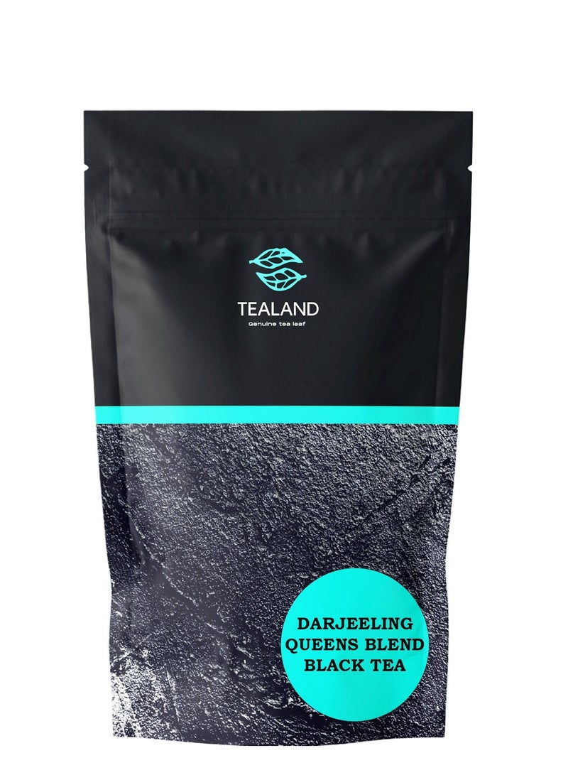 تيلاند مزيج الشاي الأسود من دارجيلنج كوينز، أول فطور قوي من أوراق الشعير السائبة، رائحة منعشة - Image 3