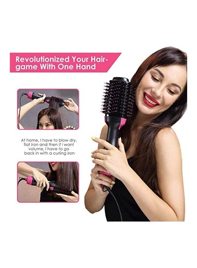PROMASS 4-In-1 Hair Dryer Brush Black/Pink - Image 3