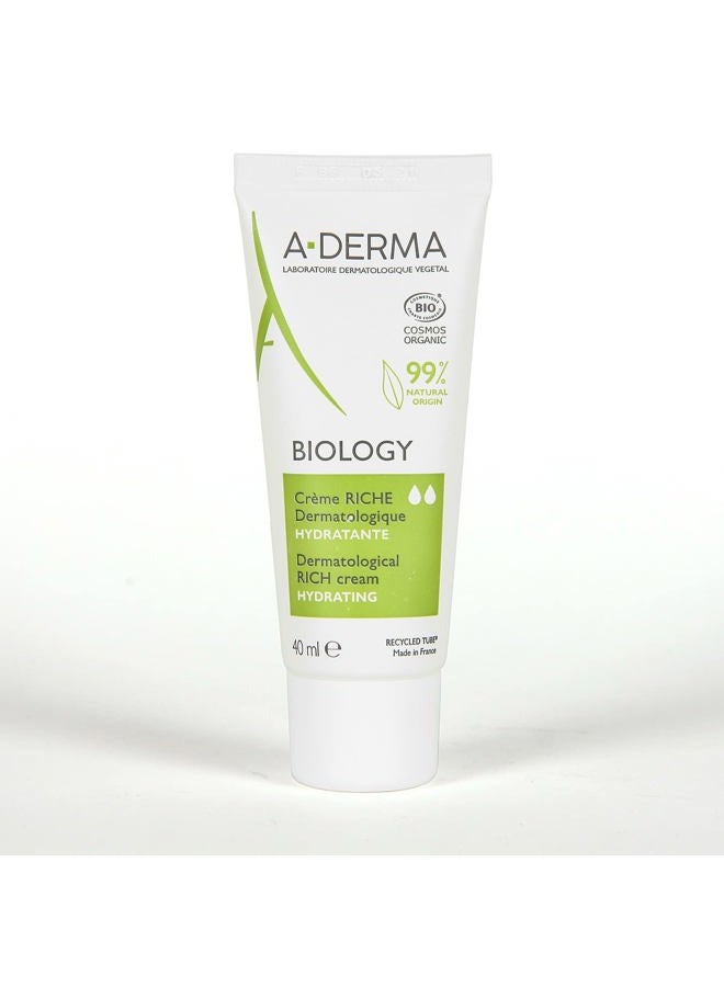 A-DERMA A-derma Biology Dermatological Rich Cream 40ml  - Image 3