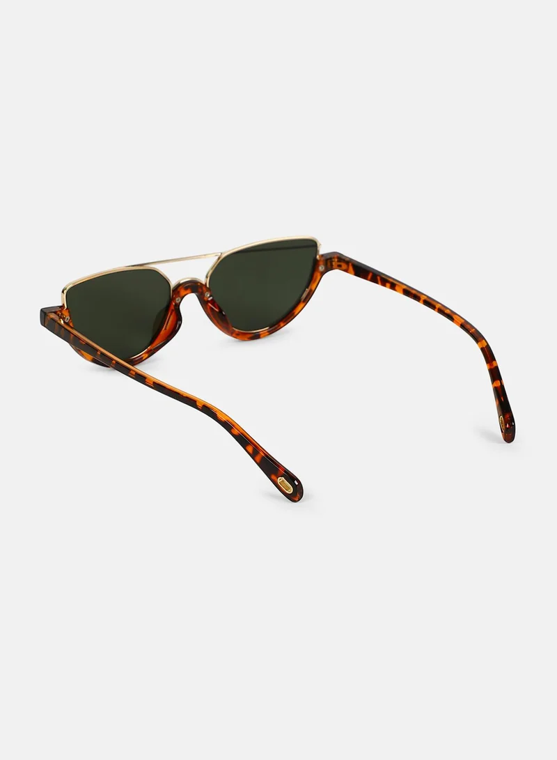 Haute Sauce Polarized Full Rim Cat Eye Sunglasses For Women