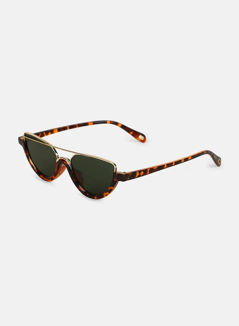 Haute Sauce Polarized Full Rim Cat Eye Sunglasses For Women