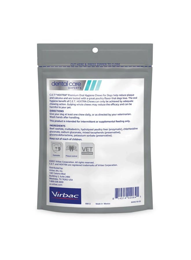 Virbac CET HEXtra Premium Oral Hygeine for Dogs, under 11 lbs(Pack of 1) - Image 3