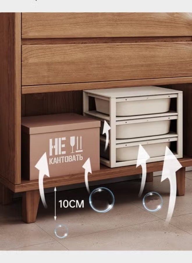 زي سي إم - هابي رف تخزين كتب مع رفوف متعددة اللون بني 60*30*180 سم - Image 5