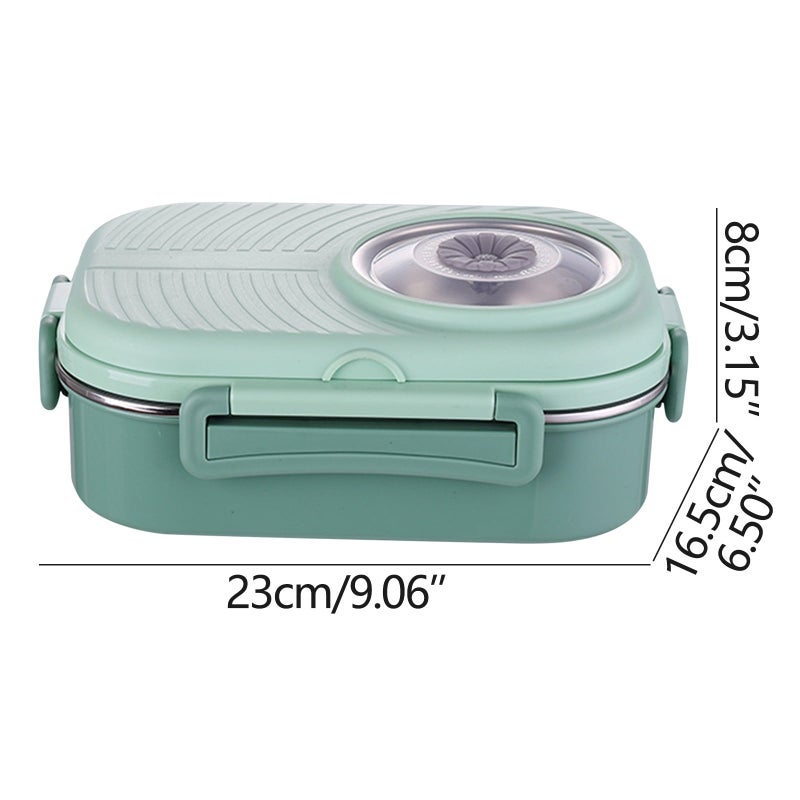 Stainless steel multi-grid thermal insulation lunch box, student office workers with soup bowls, sealed and separated tableware - Image 3