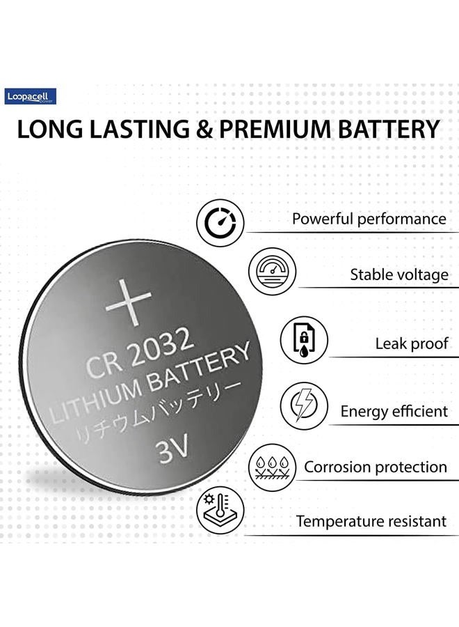 Loopacell 20 Genuine Loopacell CR2032 3v Lithium 2032 Coin Batteries Freshly Packed by Loopacell - Image 5