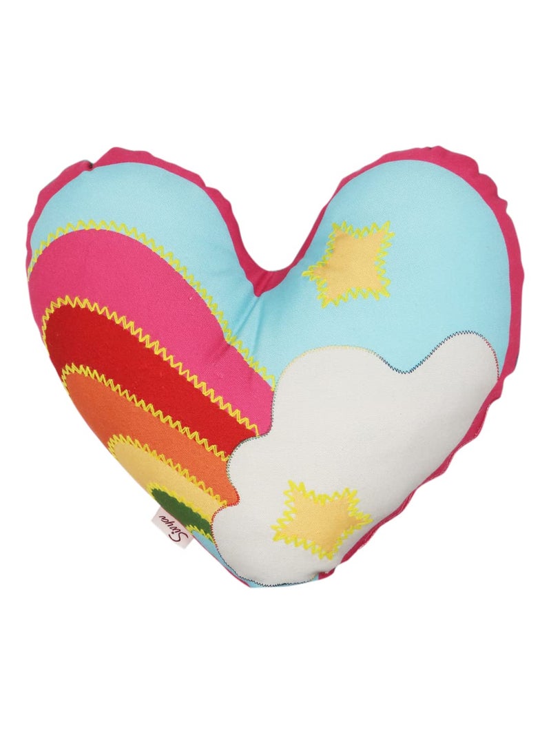 Sivya by Home Micro Filled Shape Cute Cushion for Kids (Heart) - Image 2