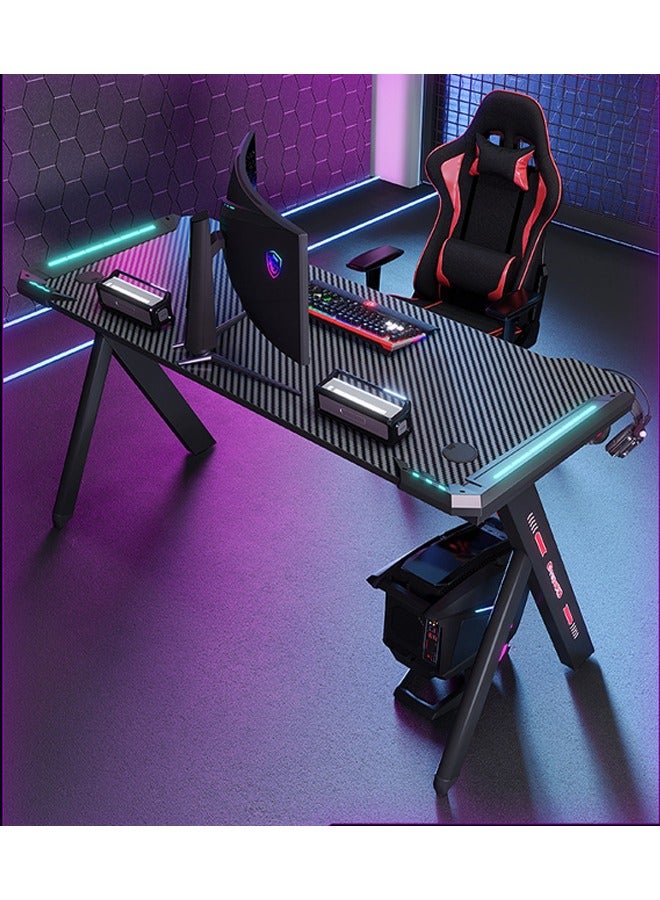 keke Ergonomic Gaming and Computer Desk with LED Lights 120 CM - Image 4
