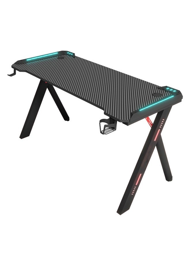 keke Ergonomic Gaming and Computer Desk with LED Lights 120 CM - Image 2