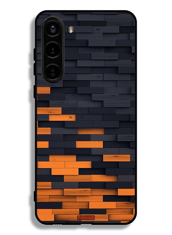 Tolwak Samsung Galaxy S23 5G Protective Case Cover Wooden Wall - Image 3