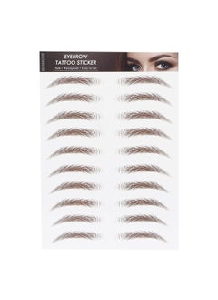 yuyte and Lifelike Eyebrow Sticker Professional Eyebrow Sticker Women Eyebrow Transfer Sticker for Onetime UseBROWN06 