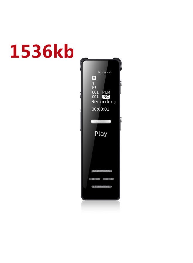 HD Dropper Noise Student Mp3 Player 1536kb Business Meeting Recording Pen Recorder-Color:Black-Capacity:64GB - Image 5