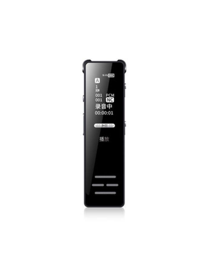 HD Dropper Noise Student Mp3 Player 1536kb Business Meeting Recording Pen Recorder-Color:Black-Capacity:64GB - Image 1
