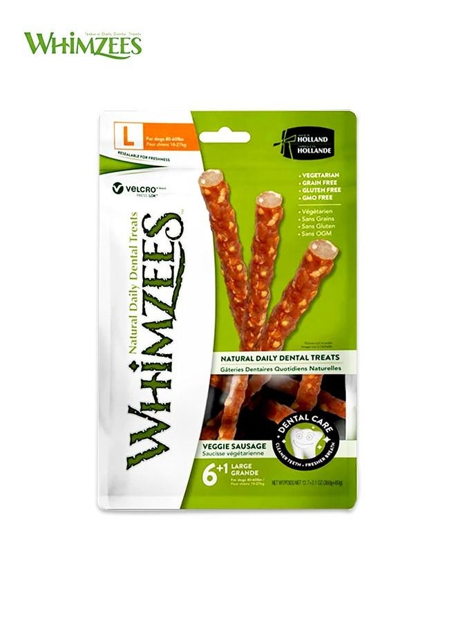 WHIMZEES - Veggie Sausage Treat - L - Image 1