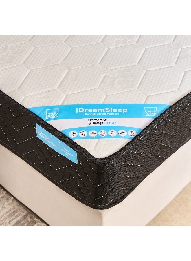 Home Box iDreamSleep Bonnell Spring Mattress - White and Black - Single - Image 1